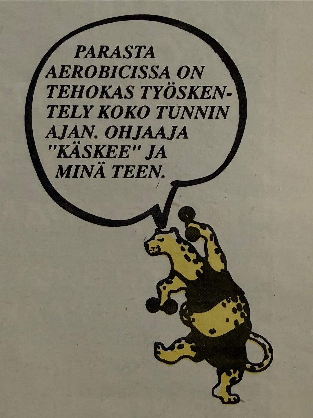 Terveisiä kevään -96 KuntoPantterin asiakaslehdestä! Tällä nostalgisella fiiliksellä mennään vielä tänään ja ensi viikon tiistaina Old School Aerobic -tunnilla. #kuntopantteri #ryhmäliikunta #kuntosali #heinola