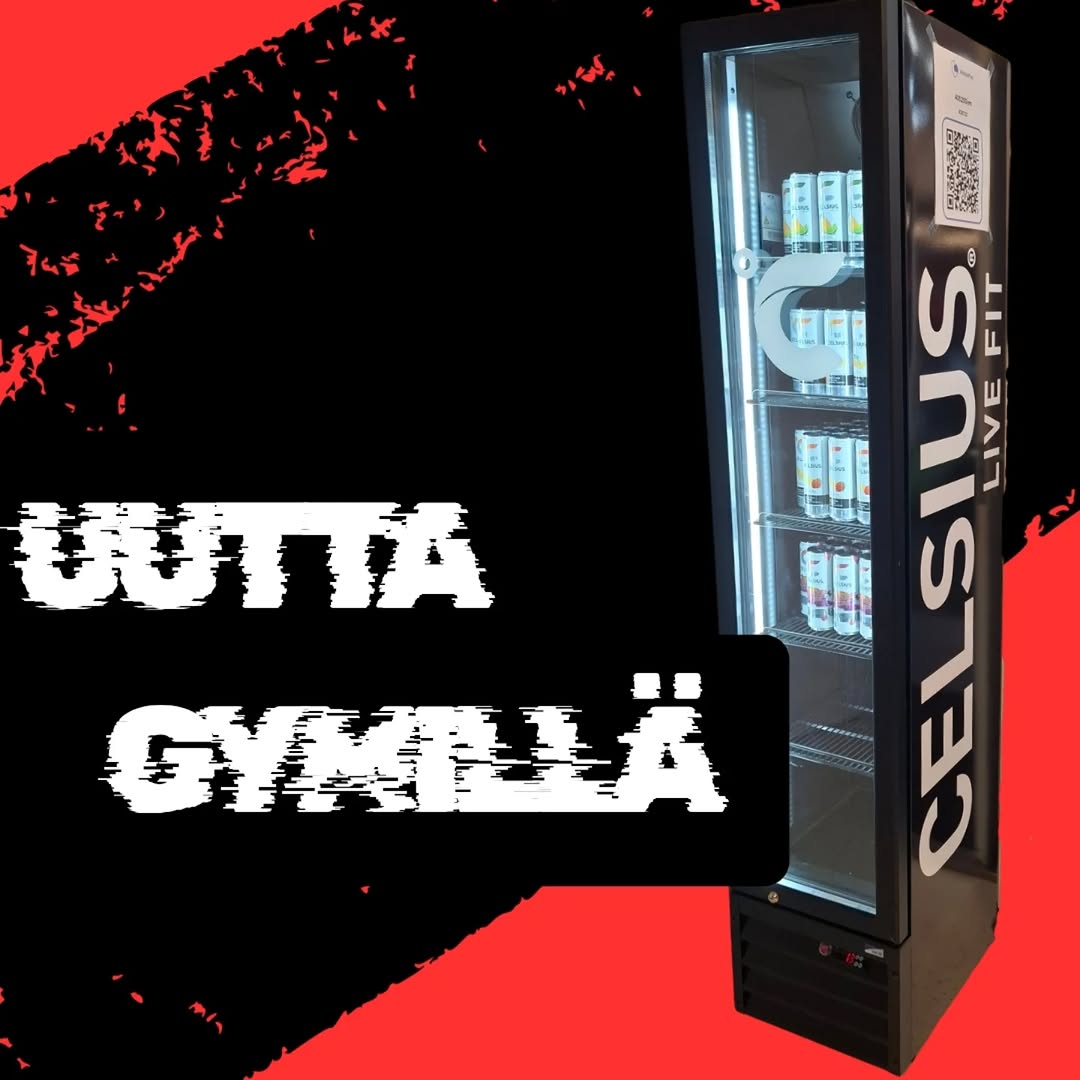Välinekaappi Puntit Celsius Live Fit, kylmälaitteet urheiluvälineille ja juomille.