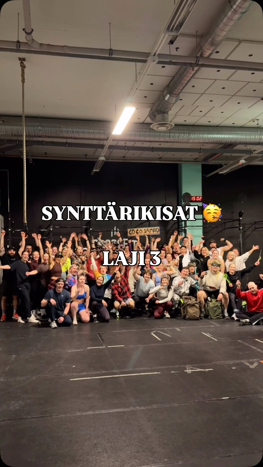 SALIN SYNTTÄRIKISAT 🥳 VIIMEINEN LAJI (3): Very evil... But also very nice 🔥 #crossfit #salikisat #crossfitrovaniemi #synttärit #vappu