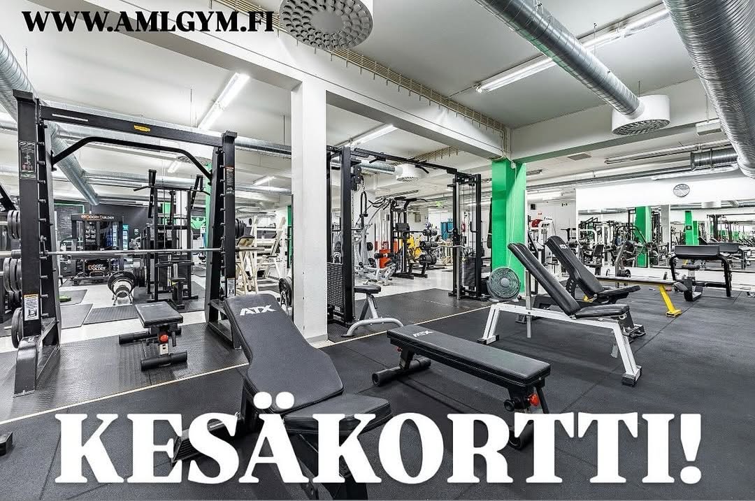❗️Kesäkortti -tarjous❗️ Treenaa koko kesä AMLGYMillä hintaan 99€! 3kk salikortti edullisesti hyvin varustellulle 24h kuntosalille! mikäpä sen parempaa?💪🏻 Kesäkortti -tarjous on hyödynnettävissä rajoitetun ajan. Kortti on voimassa 3kk ostohetkestä alkaen ja päättyy 3kk jälkeen automaattisesti. Kortti on henkilökohtainen. ❗️Jos sulla on jokin voimassaoleva jäsenyys (esimerkiksi aikaa tai käyntejä) voit kuitata nyt tällä tarjouksella 3kk eteenpäin salikorttia ja nykyinen korttisi jatkaa sen 3kk tarjousajan jälkeen toimintaa normaalisti. Laita tällöin viestiä Aleksille. 👉🏻 Jos kortti on tyhjä tai olet uusi asiakas, voit ottaa tämän tarjouskortin heti verkkokaupastamme WWW.AMLGYM.FI (verkkokaupassamme voit suoraan maksaa myös liikuntaeduilla). Halutessasi voit myös ottaa useamman 3kk kesätarjouksen itsellesi peräkkäin. Hyödynnä tarjous jo nyt netissä: WWW.AMLGYM.FI tai käy meillä respan aukioloaikoina Ti & To klo 1615-1900 😊 Voit myös laittaa aina viestiä jos tulee kysyttävää Aleksi p. 0504071957 / info.laajoki@gmail.com — WWW.AMLGYM.FI • Kuntosali 24/7 • Valmennukset • Lisäravinteet • Hieronta #amlgym