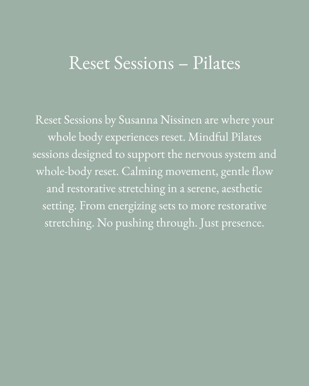 Pilates or yoga at Usva every Saturday 🤍 Next class: Reset Sessions pilates with @susannanissinen When: Saturday, 13 June at 10-11 Where: Usva By Terhen Spa (Kaivopiha, Mannerheimintie 5) Price: 60min class + sauna access 75€ (members 50€) Hotel guests and members 25€/class Join us for a relaxing class this Saturday 🌿 Book through the link in our bio! #USVAbyTerhen #usvadayspa #UsvaSpa #yoga #dayspahelsinki