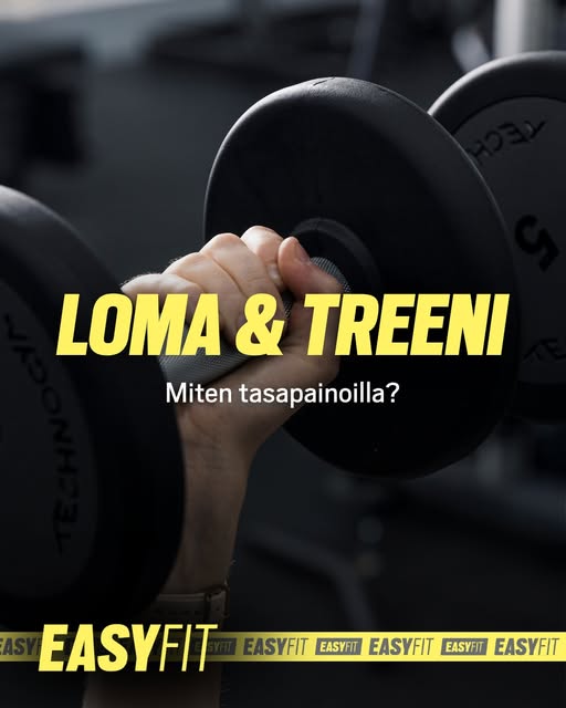 Henkilö nostaa käsipainoa salilla, treenaten tasapainoa ja lihaskuntoa.