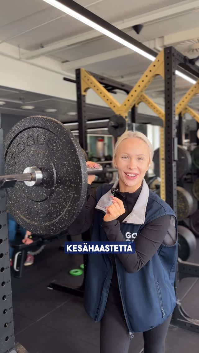 Kesähaaste Express+ -etuohjelmassa 😍☀️ Aloitetaan kesä energisesti ja lähdetään yhdessä suorittamaan kesähaastetta! Kun treenaat kesäkuun aikana vähintään 8 päivänä, tienaat itsellesi 400 kolikkoa 🤑 Ota haaste vastaan sovelluksessa: Etusivu → Express+ → Haasteet → Join Challenge Muistathan, että treeni rekisteröityy vain, kun skannaat itsesi sisään salin kulkuporteista. Lähdetään tekemään tästä kesästä yhdessä energinen 💪🏼🔥 #kesä #kesähaaste