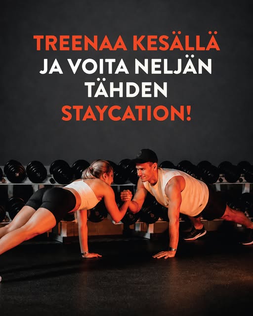 Kesän 2026 Forever Challenge käynnistyy 1.6. 🔥 Tämä on haaste, jonka suorittamiseksi ei taikatemppuja tarvita. Liity mukaan treenihaasteeseen My Forever- sovelluksessa ja käy treenaamassa millä tahansa Foreverillä 20 kertaa 1.6.–31.7.2026 välisenä aikana, ja palkinnot ovat sinun! 🔸 CityShoppari-sovellus 12 kuukaudeksi veloituksetta 🔸 Vapaavalintainen Red Bull-juoma 🔸 Vapaavalintainen Nocco-, Vitamin Well -juoma tai Barebells-tuote Ja jos onnetar on suosiollinen, voi tarjolla olla vielä enemmänkin. Kaikki haasteen suorittaneet nimittäin osallistuvat arvontaan, jossa on palkintona viikonlopun mittainen staycation Helsingissä: 🔸 2 hotelliyötä Crowne Plazassa 🔸 Illallinen Mamma Rosa -ravintolassa Onko treenaaminen ollut ikinä näin palkitsevaa? Lue lisää haasteesta My Forever -sovelluksesta tai https://www.foreverclub.fi/challenge