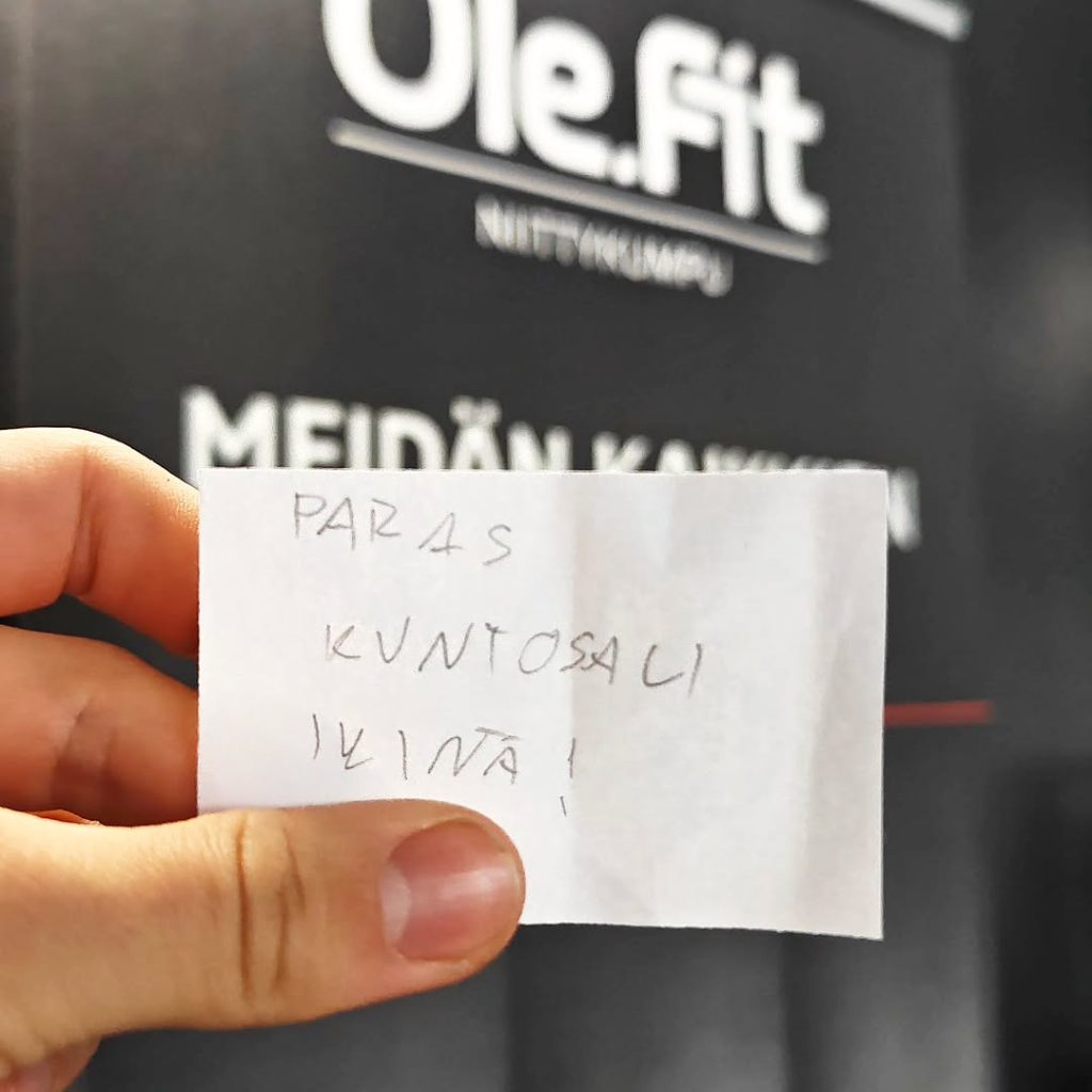Tällaiset palautteet piristävät aina päiväämme! Tavoitteenamme on juuri tämä, että asiakkaat viihtyvät ja rakastavat treenata salillamme😍👑 Muistakaa antaa palautetta, jotta voimme kehittää saliamme☺️ #gymlife #kuntosali