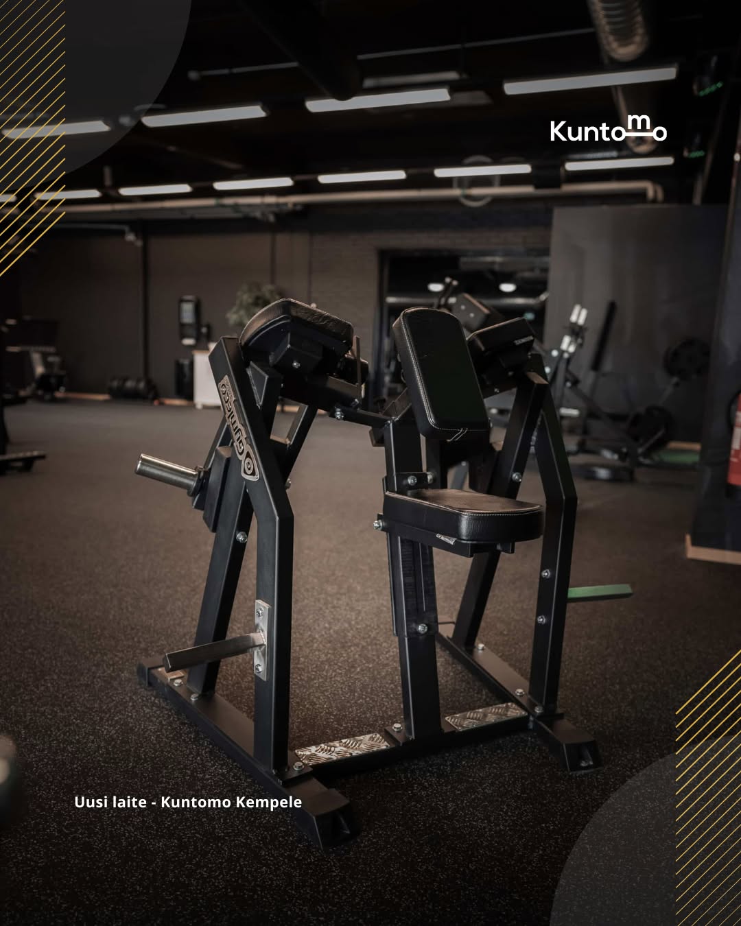 Kunto Kempele - Uusi kuntolaitteisto kuntosalilla.